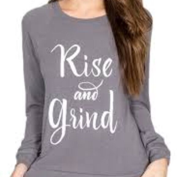 PJ Salvage Rise and Grind Sweatshirt, Grey, Sz M - Picture 4 of 12